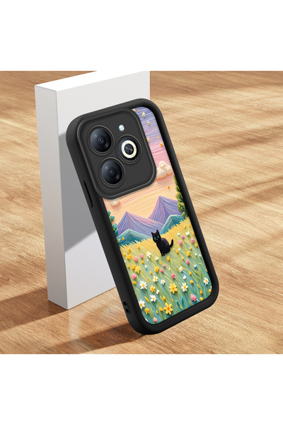 Hontinga حافظة متوافقة مع هاتف Infinix Smart 8/8 Pro، حافظة هاتف رقيقة من الس...