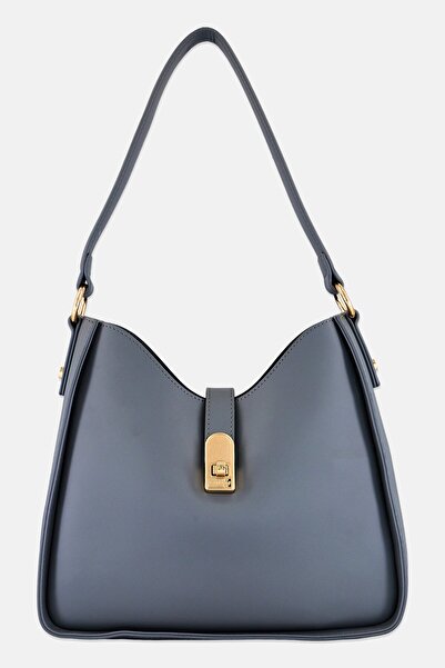 Kathy Ireland Women Plain Shoulder Bag, Grey