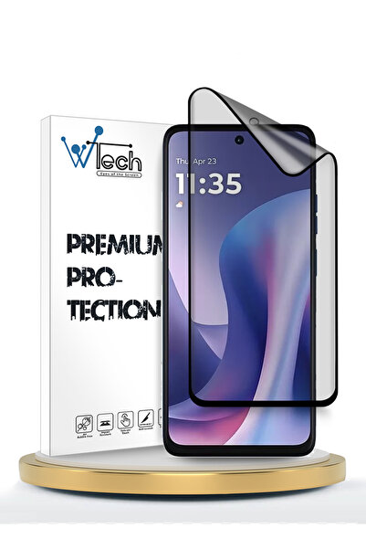 Wtech Motorola Moto G57 5G 2025 Premium Nano Ceramic Full Glue Full Cover Mat...