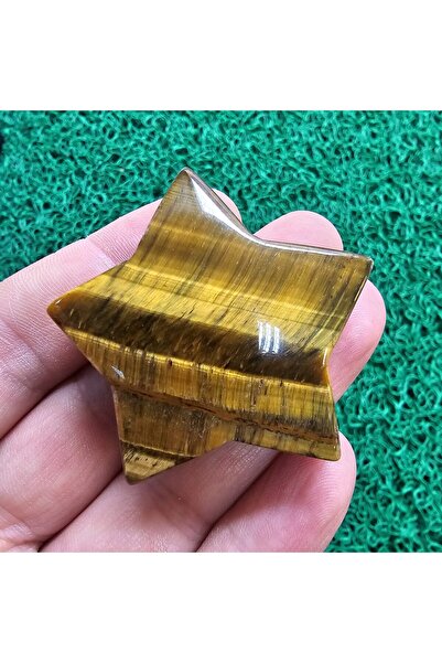 İNCİ DOĞAL TAŞ حجر عين النمر على شكل نجمة