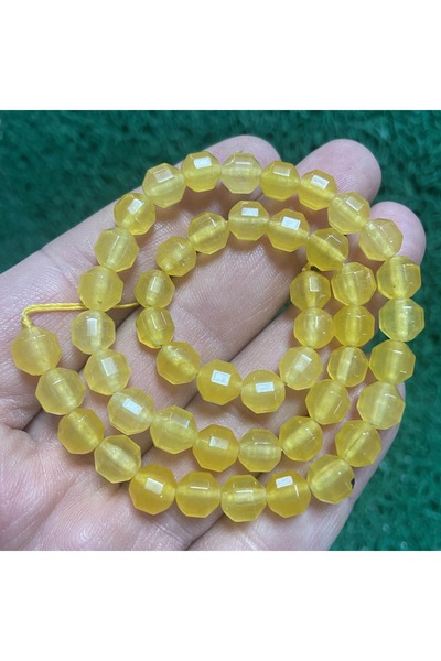 TAŞ UZMANI حجر الياقوت الأصفر 7 ملم