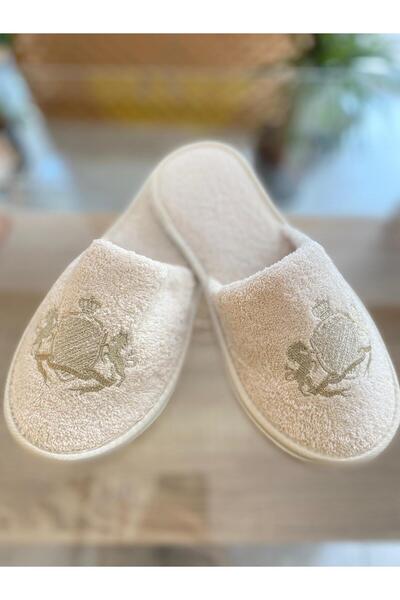 PAMUDOCIA Havlu Terlik - Banyo / Ev Terliği – %100 Pamuk, Kaymaz Taban, Yumuş...