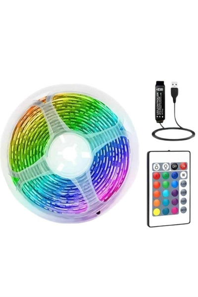Epilons Rgb Strip Led 10 Meters Led Light with Remote Control Rgb