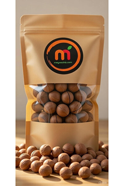 meyveciniz Kabuklu Kavrulmuş Makademya Fındığı 500 Gram (Açacak paketin içinde )