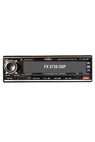 Foxx F X728 DSP Oto Teyp USB/TF/BT/AUX/MP3/WMA Oynatıcı/4*60W/Kumanda/EQ/3 An...