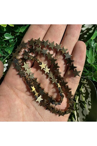 TAŞ UZMANI Star Gold Hematite Stone 8 mm