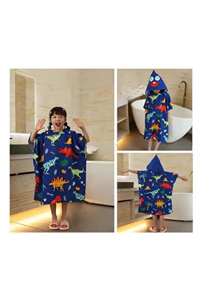 1way Dinosaur bathrobe for children, large size