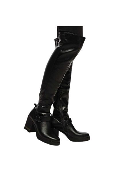 LIU JO MILANO Gloria08, Women's over the knee boots, elastic Stretch material...