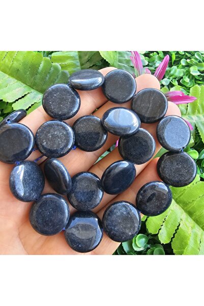 İNCİ DOĞAL TAŞ تابلت بلون الياقوت بحجر الكوارتز 20 ملم