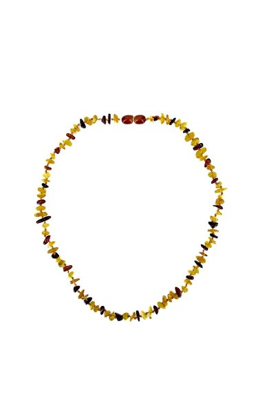 TAŞ UZMANI قلادة كهرمان مختلطة للبالغين