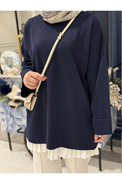 secret of VALORIA Silvery Mercerized Casual Tunic Stylish Hijab Matching Plum...