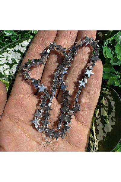 TAŞ UZMANI نجمة حجر الهيماتيت الفضي 8 ملم