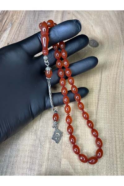 Mos Tespih سبحة من العنبر المضغوط الفاخر من مجموعة أربا كيسيم القديمة