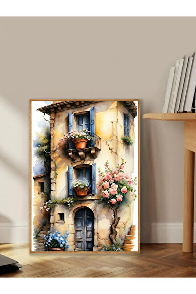 Tuba Decor Tablo dintr-o singură bucată cu rame din lemn pentru sufragerie, s...