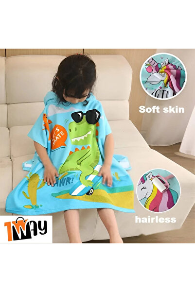 1way Children's towel with cartoon designs