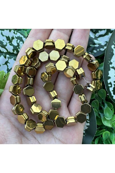 TAŞ UZMANI حجر الهيماتيت الذهبي العسلي 8 مم