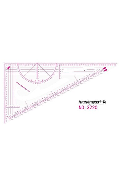 Liva Craft Fransız Eğrisi Moda Tasarım Cetvelleri - 7 Çeşit Riga Cetvel
