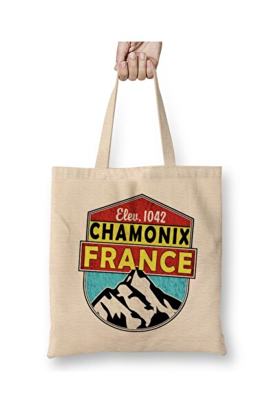 Toyaso Siouxsie Sioux White Tote Bag Long Handle Shopping Bag Beach Bag