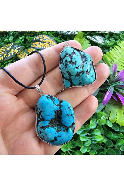 TAŞ UZMANI قلادة من حجر الفيروز الشامل