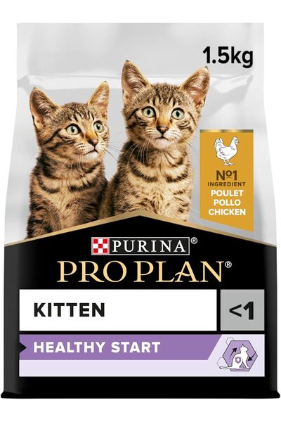 Purina One Purina Pro Plan Kitten Healthy Start Dry Cat Food with Chicken, 3....