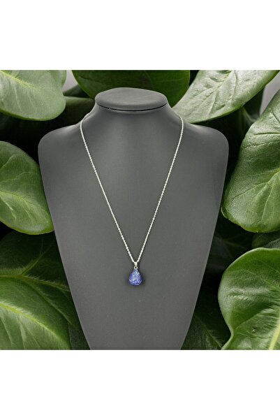 TAŞ UZMANI قطرة حجر اللازورد قلادة