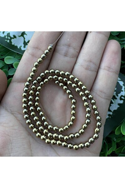 TAŞ UZMANI Küre Gold Hematite Stone 4 mm