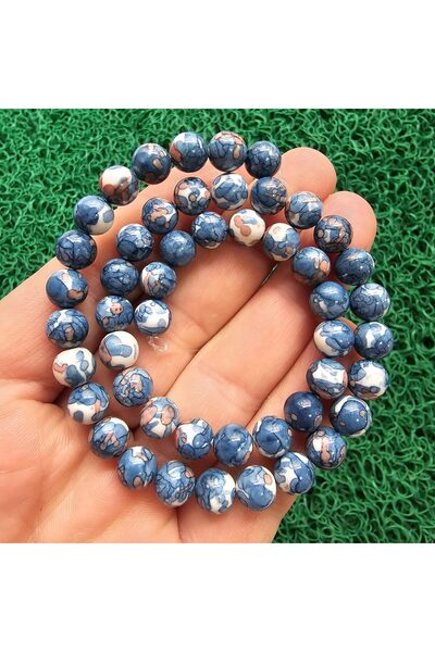 TAŞ UZMANI حجر كوارتز قطرة المطر الفيروزي 8 ملم