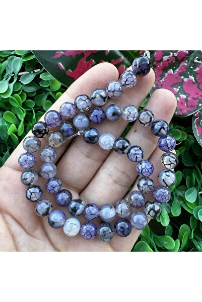 TAŞ UZMANI حجر العقيق الأسود الشفاف 8 ملم