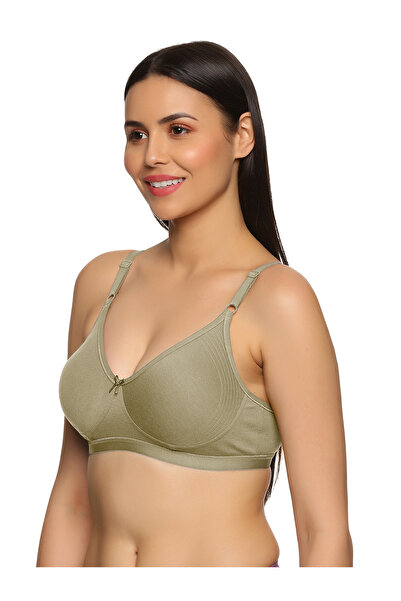 TEENS LIFESTYLE Signature Side Support Non Padded Wire Free Everyday Bra with Contoured Shaper Panel (Pack of 2)