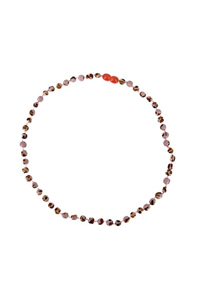 TAŞ UZMANI قلادة من الفسيفساء الوردية للبالغين