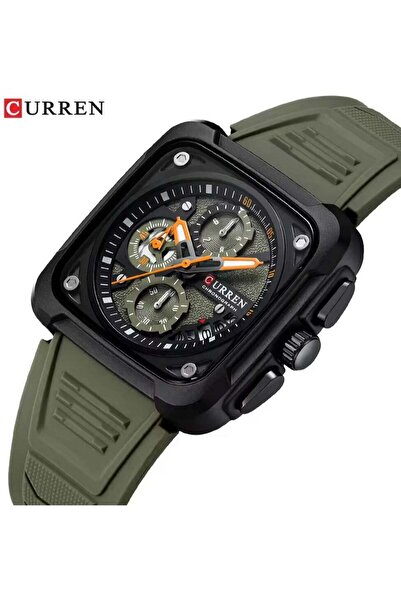 Curren ساعة رجالية جديدة لعام 2024، رقم الموديل 8461