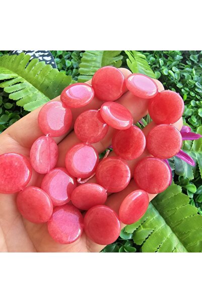 İNCİ DOĞAL TAŞ تابلت ملون من حجر الكوارتز 20 ملم