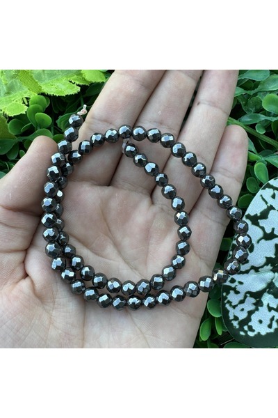 TAŞ UZMANI حجر الهيماتيت المدخن الكروي المصقول 6 مم