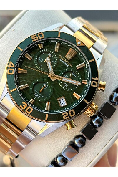 Quantum 2 Years Warranty 100 Mt Water Resistant + Complete Steel Blackening C...