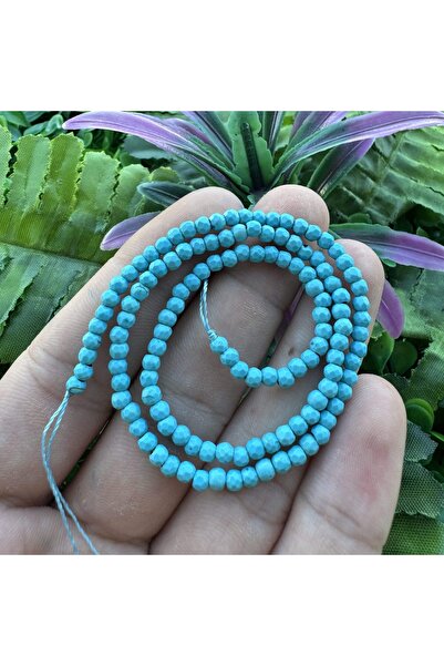 TAŞ UZMANI حجر فيروز مصقول كروي 3 مم