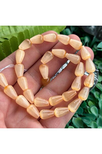 TAŞ UZMANI حجر السيلينيت البرتقالي الداملا 8x13 مم