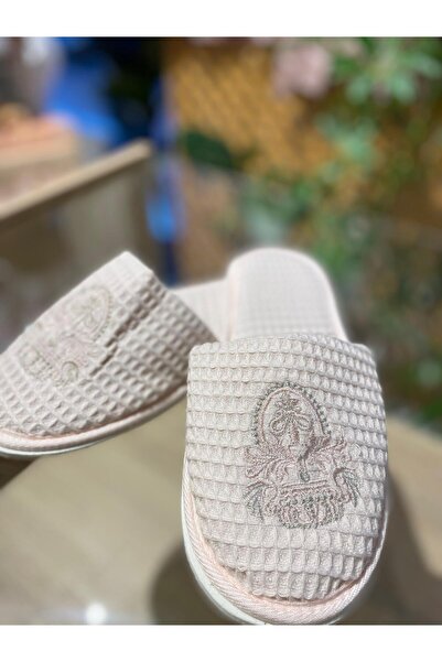 PAMUDOCIA Havlu Terlik - Banyo / Ev Terliği – %100 Pamuk, Kaymaz Taban, Yumuş...