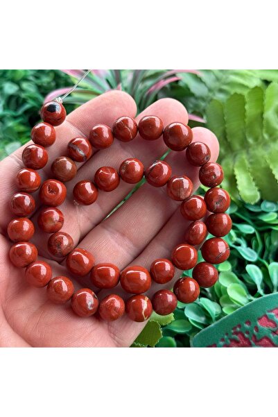 TAŞ UZMANI حجر اليشب الأحمر البيضاوي 10 ملم