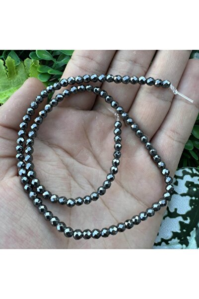 TAŞ UZMANI حجر الهيماتيت المدخن الكروي المصقول 4 مم