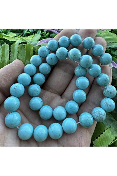 TAŞ UZMANI حجر كريم كروي فيروزي 10 مم