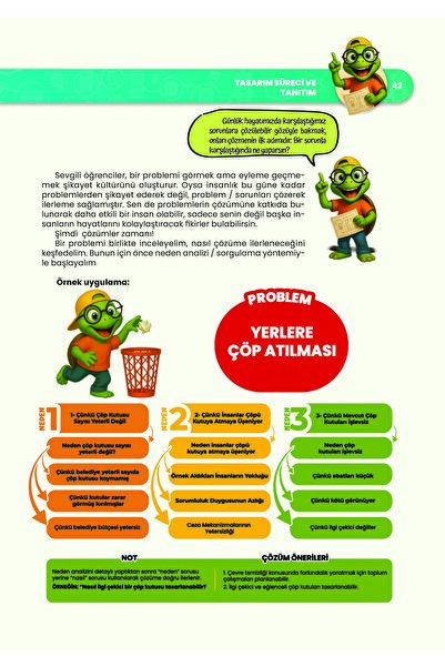 Bilgikare Yayınları Tosba Yayınları 7. Sınıf Teknoloji ve Tasarım Defteri