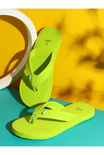 YOHO By Styli Green Bubbles Orthopedic Slippers