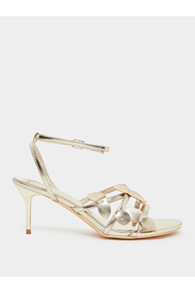 Styli صندل بكعب معدني وحزام للكاحل