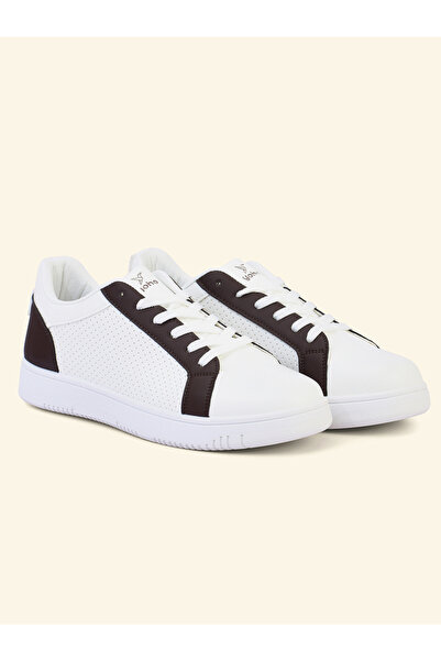 YOHO By Styli Contrast Panel Lace Up Sneakers