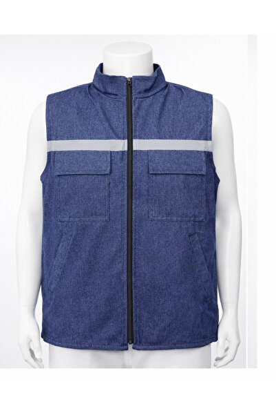 mayem سترة عمل عاكسة للضوء من الدنيم