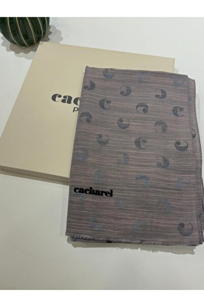 Cacharel Pamuk İpek Monogram Şal 9112977