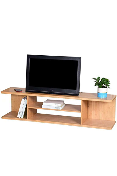 genric 𝐎𝐧𝐞𝐃𝐜𝐨𝐫 Modern TV Stand with Storage for TVs up to 65” – Bamboo...