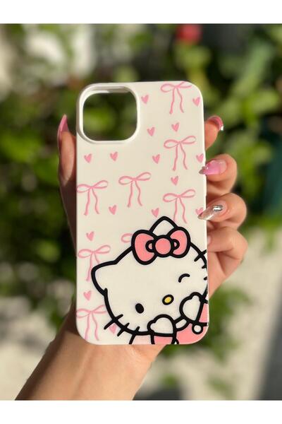 CaseKİdükkan iPhone 13/14 Compatible Silicone Velvet Inside Launch Puffy Patt...