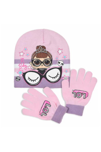 L.O.L. SURPRISE Set of 2 pieces LOL Surprise hat and gloves