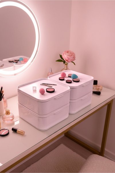 Higienox Olivia Fourlex 4 Drawer Multi-Purpose Makeup Organizer